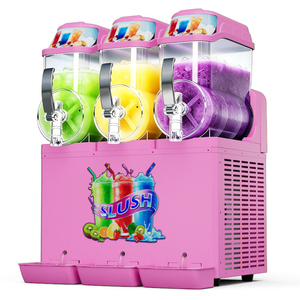 Machine à boissons glacées Daiquiri Margarita de grande capacité 36L avec 3 réservoirs, machine à glace pilée pour restaurant, <span class=keywords><strong>bar</strong></span> à jus - Product Image 4