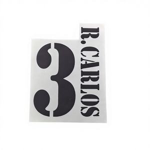 Camiseta de Fútbol Retro del Real Madrid 2003-2004 de Ronaldo, <span class=keywords><strong>Sergio</strong></span> Ramos y Bale con Número Estampado en Caliente - Product Image 1