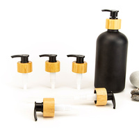 Têtes de pompe en bambou personnalisées YUESHEN 24/410 28/410, distributeur de lotion écologique en bois, têtes de pompe en bois, pièces usinées CNC