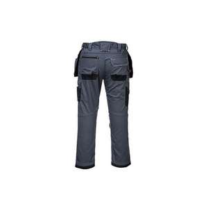 PORTWEST - PW305ZBR30 PW3 Stretch <b>Holster</b> Work Trousers Zoom Grey/Black - EAN 5036108394364 WORK TROUSERS CARGO WORK TROUSERS - Product Image 2