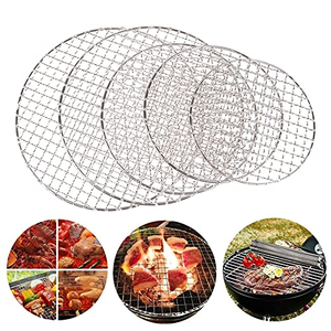 Grille de barbecue en acier inoxydable, filet universel pour barbecue, résistant à la chaleur, réutilisable, pour cuisine extérieure - Product Image 1