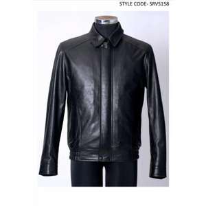Chaqueta de Invierno de Cuero Auténtico de Alta Calidad del Mejor Fabricante, Talla Grande para Hombre, Cómoda, Delgada, Impermeable, Transpirable, al por Mayor - Product Image 1