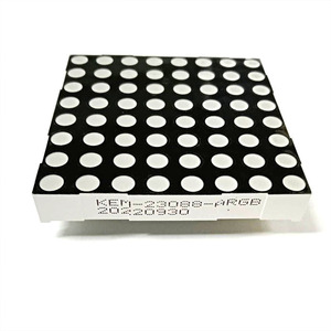 Phổ biến cathode 23088 RGB 5 mét 8x8 Led Dot ma trận hiển thị (60.2x60.2 mét) RGB Red + màu xanh lá cây + màu xanh Houkem-23088-A/brgb - Product Image 3