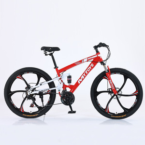 Bicicleta de Montaña MTB de Aluminio de 26 Pulgadas con Suspensión Trasera, 21 Velocidades, Frenos de Disco Dobles, Ligera, para Exteriores - Product Image 5