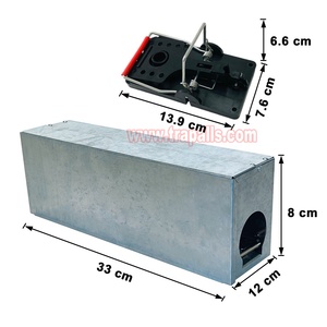 Trampa para <span class=keywords><strong>Ratas</strong></span> de Doble Entrada, Tipo Túnel, de Acción Rápida y Resistente para Exteriores - Product Image 2