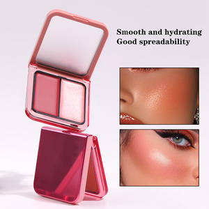 Nuova Palette 2 in 1 per Blush e Illuminante, Crema per il Viso, Finitura Opaca e Luminosa, Lunga Durata - Product Image 6