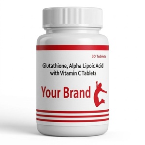 Tabletas de Glutatión, Ácido Alfa Lipoico y Vitamina C con Logotipo Personalizado para Aclarar la Piel y Apoyo Antioxidante - Product Image 3