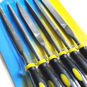 Ensemble robuste de 6 limes de nettoyage pour guide-chaîne de tronçonneuse et affûtage de chaîne de scie, 190 mm, en acier à haute teneur en carbone, outils manuels - Product Image 3