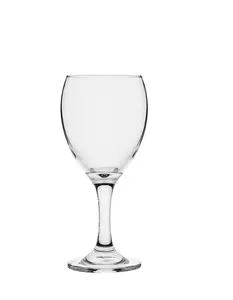 Bicchiere da vino solido di un pezzo di lusso Vintage da 230ml 7.8 once dal design unico per ristorante Bar Party con logo personalizzato