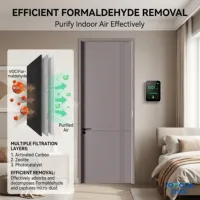Puertas Interiores Insonorizadas Minimalistas para Cocina, Paneles Acústicos de Madera, Malla de Fibra de Vidrio Impermeable y Resistente a Insectos