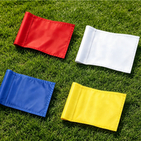 Drapeau de golf portable en gros avec logo personnalisé, en nylon 420D, 6*8 pouces, avec insert tubulaire, pour cadeau de golfeur