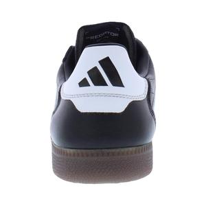 Chaussures unisexes Adidas Predator Freestyle en cuir, couleur noir, or blanc métallisé - Product Image 3