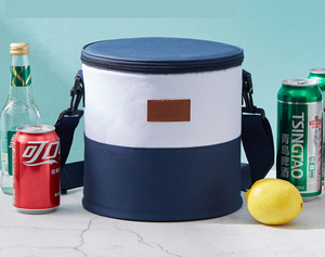 Bolsa de Picnic Circular para Exteriores, Portátil, de Tela Oxford, con Aislamiento de Papel de Aluminio, Tipo Bandolera - Product Image 4