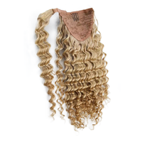 Js-J2 droite longue indienne Remy cheveux Double dessiné Clip-in queue de cheval Extension Machine Double trame enveloppante