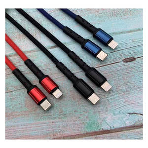 Precios Superiores, Cable de Carga Tipo C de 1 Metro, OD4.5-PD20W 6A, Superrápido, Transferencia de Datos de 5 Celdas, Carga Ligera - Product Image 1