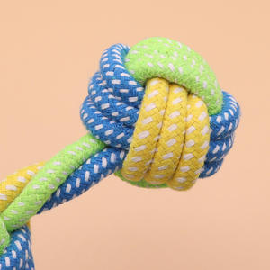 Jouet à mâcher interactif pour animaux de compagnie en corde de jute durable, imitation <span class=keywords><strong>coton</strong></span>, indestructible, adapté à un usage quotidien - Product Image 3