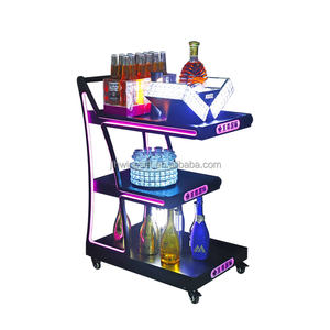 Bar Nachtclub Feestevenementen <span class=keywords><strong>Hotel</strong></span> Led <span class=keywords><strong>Liquor</strong></span> Display Wijnkar Vip Champagne Serveren <span class=keywords><strong>Trolley</strong></span> - Product Image 4