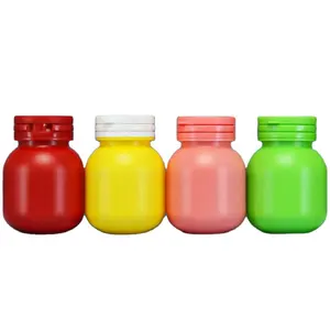 100g 200ml bottiglia lacrima a forma di lampadina Color effervescente tavoletta xilitolo gomma da masticare bottiglia di plastica