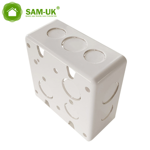 Boîtier <span class=keywords><strong>PVC</strong></span> Schedule 40 pour caméra CCTV, boîtes électriques universelles carrées, <span class=keywords><strong>profil</strong></span> bas, plastique noir, boîte <span class=keywords><strong>de</strong></span> <span class=keywords><strong>jonction</strong></span> 4x4 - Product Image 1