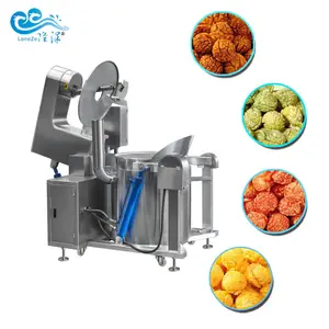 Machine électrique entièrement automatique pour fabrication de pop-corn, entièrement professionnelle, appareil à revêtement pour popcorn, avec gaz 500