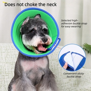 USMILEPET Venta caliente tela transpirable Elizabeth Circle Anti-lamer Anti-morder <span class=keywords><strong>Collar</strong></span> de Aseo para mascotas para gatos y perros - Product Image 6