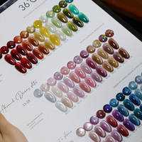 Nouvelle Arrivée 2026 Vernis Gel UV Effet Œil de Chat 15ml 36 Couleurs pour Vente en Gros Finition Perles de Verre Scintillantes Exclusivité Salon