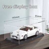 Mould King 27009-27016 AE86 Initial D Jouets de construction de voitures avec vitrine en acrylique Modèle de voiture de collection Jouets de construction en blocs