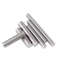 Stainless Steel Threaded Rods M3-M20 1M Length High Quality DIN 975 Customized Threaded Bars Corrosion Resistant