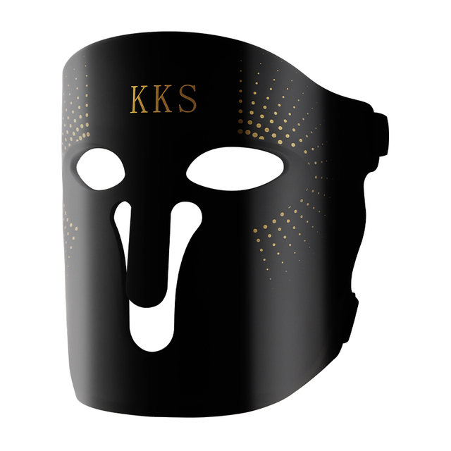 KKS New Arrival Silicone Red Light Facial Mask 192pcs LED Lights for Anti-Aging Acne Treatment Skin Rejuvenation Wrinkle Remover