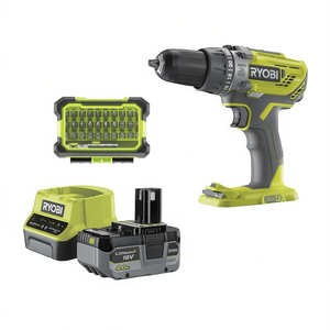 Taladro de Impacto <span class=keywords><strong>Ryobi</strong></span> de 18 V con Batería de 4.0 Ah y Juego de Accesorios - Product Image 2