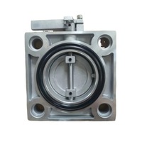 Vanne papillon de transformateur en acier de DN80mm de ventes de fabricant de la Chine pour les transformateurs immergés dans l'huile