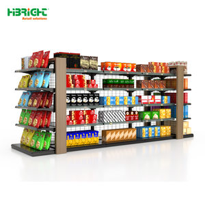 Giá để hàng siêu thị cao cấp, màu đen, kim loại, bán chạy, kiểu gondola - Product Image 4