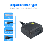 Module de scanner de codes-barres USB intelligent pour bureau, le plus petit, 1D/2D, lecteur de codes QR PDF417, conception fixe, en stock