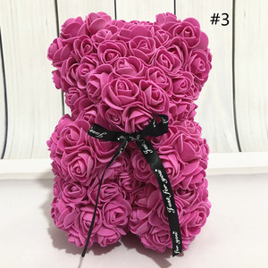 <span class=keywords><strong>San</strong></span> <span class=keywords><strong>valentino</strong></span> <span class=keywords><strong>orso</strong></span> rosa regalo fiore orsacchiotto con rosa <span class=keywords><strong>orso</strong></span> rosa realistico 25cm - Product Image 3