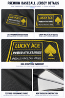 Maillot de baseball personnalisé pour hommes, femmes, jeunes, enfants, adultes, équipes, clubs, uniformes scolaires, chemise d'entraînement de softball