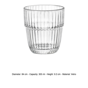Vaso de Bar de Cristal Templado Barshine, 30.5 cl, Altura 9.2 cm, Diámetro 8.4 cm Bormioli Rocco - Product Image 3