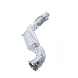 Tubo di Scarico con Catalizzatore GFC per <span class=keywords><strong>BMW</strong></span> 116i <span class=keywords><strong>118i</strong></span> 120i 1.6T <span class=keywords><strong>F20</strong></span> N13 2010-2013, Silenziatore con Strato Isolante - Product Image 3