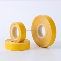 Ruban adhésif double face jaune personnalisé 20mm*25m, haute adhérence, pour fixation de plaques de voiture, fixation de tapis de mariage, et maille de raccordement