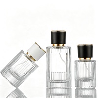 Flacon de parfum personnalisé 30ml 50ml 100ml, flacons de parfum ronds vides de luxe, vaporisateur, flacon de parfum en verre pour emballage