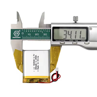 HZ 503540 3.7V 850mAh Baterai Lithium Polymer Slim Isi Ulang 500-Cycle untuk Perangkat Headphone Bluetooth dan Jam Tangan Pintar