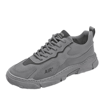 Chaussures de sport décontractées pour hommes à semelle épaisse, respirantes, entièrement noires, légères et tendance, prix de gros, personnalisables
