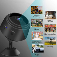 Mini caméra A9 720P/1MP, caméra IP de sécurité, vision nocturne IR, caméscope sans fil, mini caméra Wifi pour usage domestique