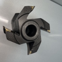 Pisau Pemotong Profil Setengah Lingkaran 2 Mata Pisau, Sudut Helix 25, Berlapis AlTiN, dari Paduan Tungsten Kobalt, Khusus untuk Industri Dirgantara RS Aerospace