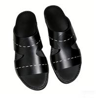 Sandales arabes SHIKOL pour hommes – Claquettes d'été en cuir pleine fleur de qualité supérieure, personnalisables, pour la marche quotidienne au Moyen-Orient – Vente en gros