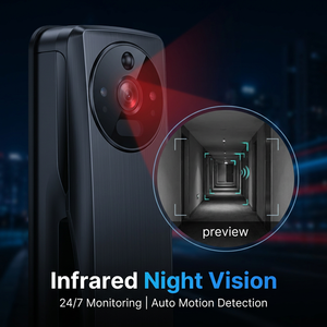 Serrure de <span class=keywords><strong>porte</strong></span> intelligente WiFi Tuya App avec reconnaissance faciale 3D, interphone vidéo, stockage cloud, sécurité domestique, <span class=keywords><strong>porte</strong></span> en aluminium - Product Image 5
