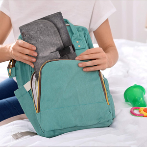 Kit da Viaggio Impermeabile per Neonati, Organizzatore <span class=keywords><strong>Portatile</strong></span> per Pannolini con Tasca Intelligente per Salviette e Materassino per il Cambio - Product Image 2