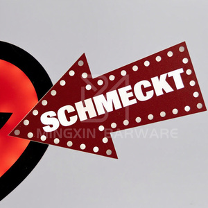 Soporte de promoción de champán de barra personalizado con luces LED Ancla de novedad Diseño de corazón para decoración de pub de exhibición de bebidas - Product Image 4