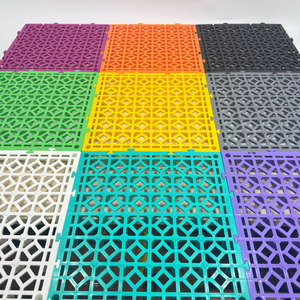 Tapis de sol emboîtables pour drainage, 40x40x4.0cm, pour laveries automobiles et ateliers de réparation, livraison directe usine Sunny Weather SW-ZH014 - Product Image 5