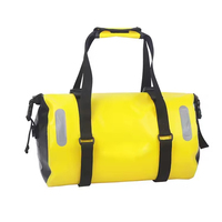 Nouveau Sac de Voyage de Luxe Noir de Marque Tendance, Sac Polochon Tactique Imperméable Personnalisé en Python pour Femme