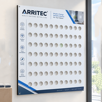 Présentoir mural personnalisé en MDF pour interrupteurs et prises, panneau publicitaire pour présentation de produits
